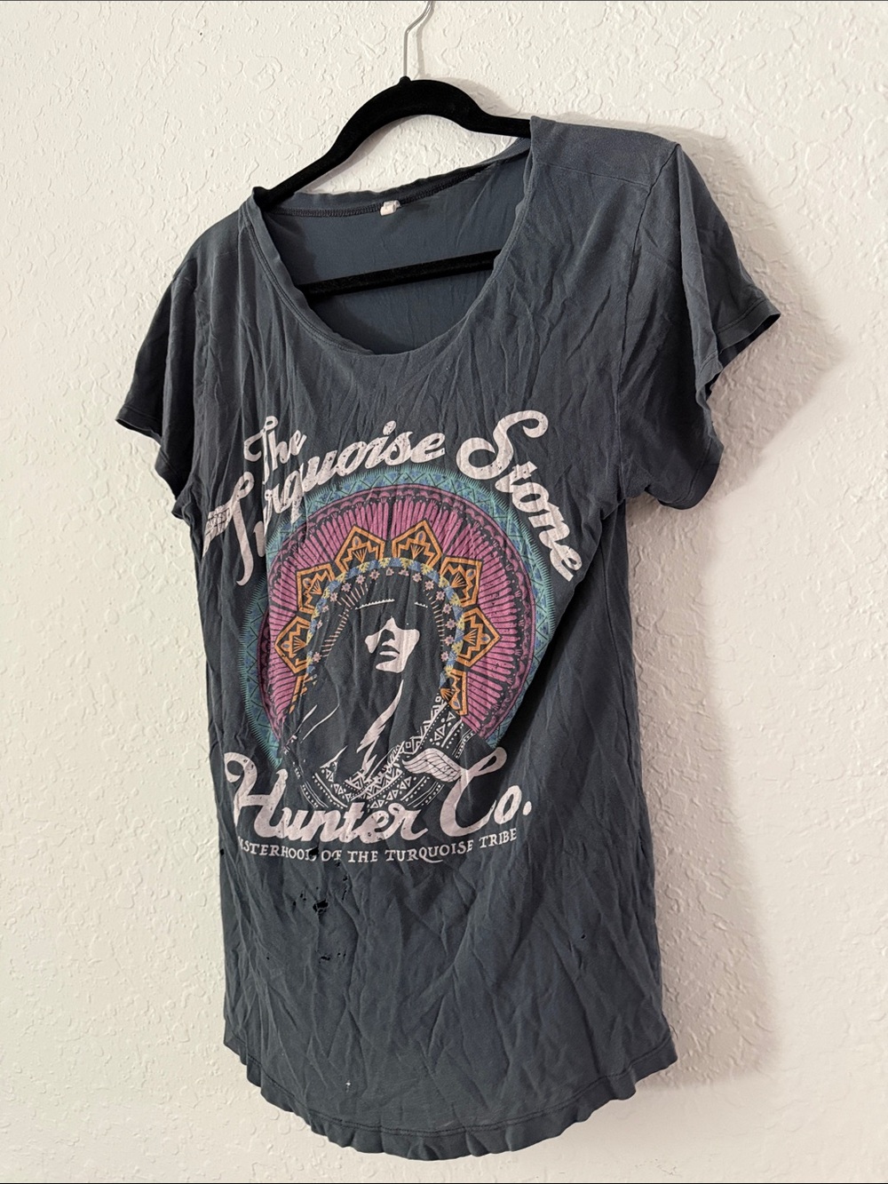 Spell Designs Turquoise Stone Hunter Tee – Large AS IS - Picture 4 of 6